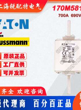 170M5813快速熔断器 690V 700A 巴斯曼BUSSMANN快速熔断器