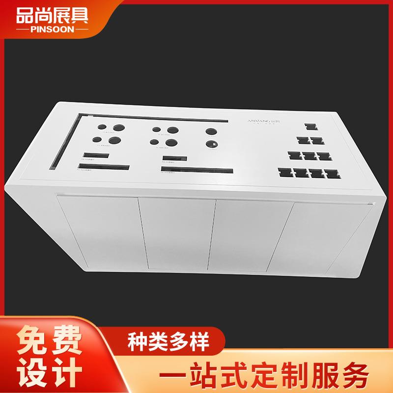 中岛展台展示台创意科技智能产品展示柜门窗边角料样品烤漆展示柜