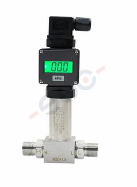 NPT200扩散硅数显一体式差压变送器 4-20mA螺纹安装压差变送器差