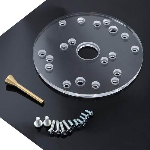 电木铣通用底座亚克力Universal Router Base Plate木工辅助工具