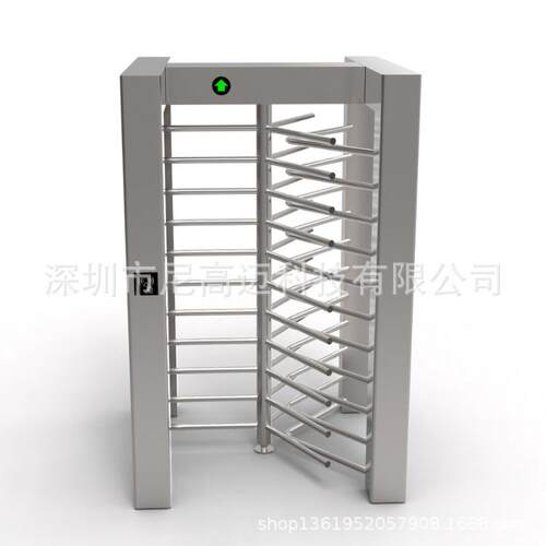 体育馆入口全高旋转辊闸 单通道进出转闸 机场门禁三翼旋转滚闸机