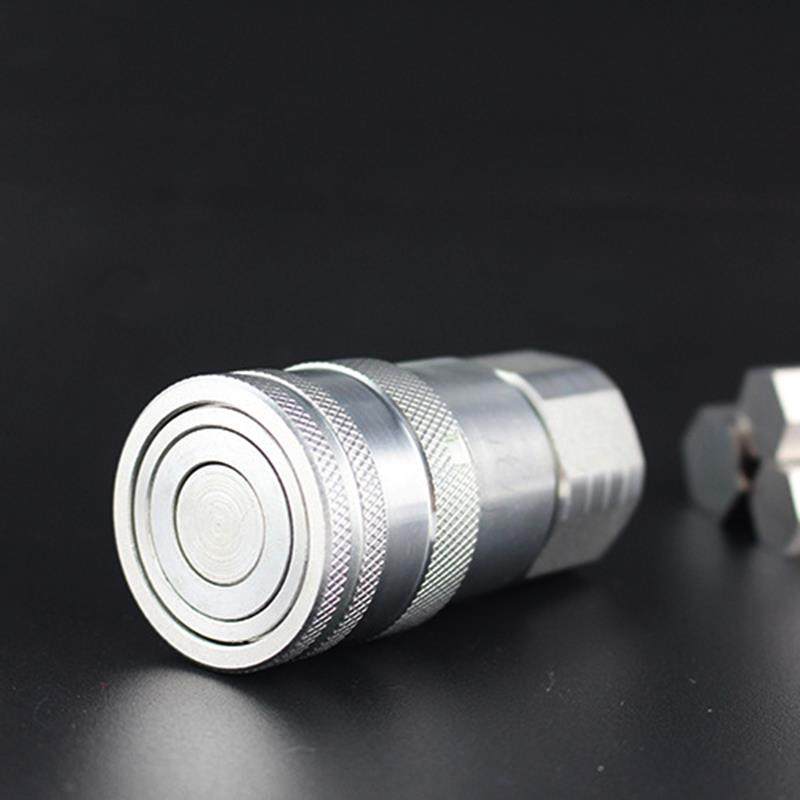 新品怪手配件油管快速接头 高压快换 怪手炮头油管平面式液压快接