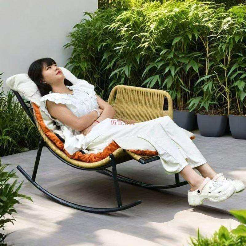 摇椅躺椅藤编家用阳台藤椅户外庭院露台午休懒人椅大人休闲摇摇椅,3C数码配件,USB灯,淘宝优惠券,粉丝福利购,淘宝优惠卷