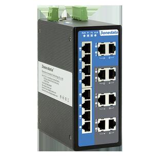 三旺 IES6116 16口百兆二层网管型工业以太网交换机 3onedata