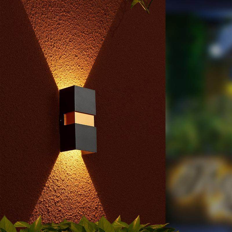 阳台壁灯墙灯超亮露台灯户外防水过道走廊现代简约外墙室外庭院灯