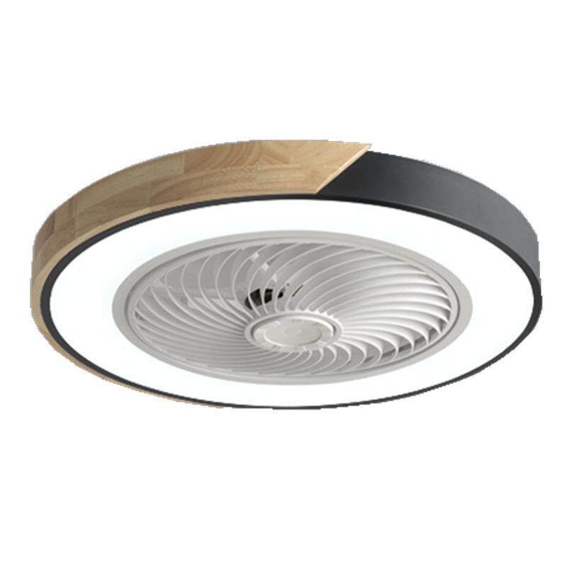 北欧智能吸顶风扇灯卧室儿童房带电风扇餐厅吊扇灯房间風扇吊燈