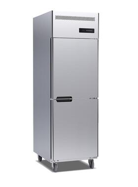 上海豪利供应SUS304不锈钢材质立式四门风冷冷冻冰箱-18～-22℃