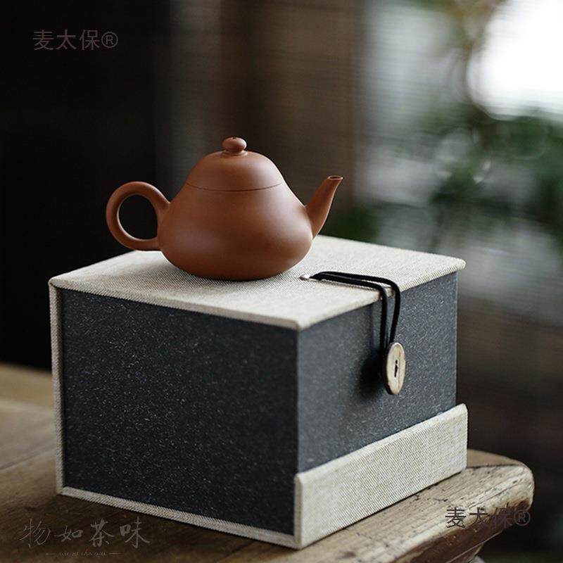 州手拉壶小茶壶张斌手拉壶薄胎全手工鸡蛋黄料工夫茶壶手垒麦太保
