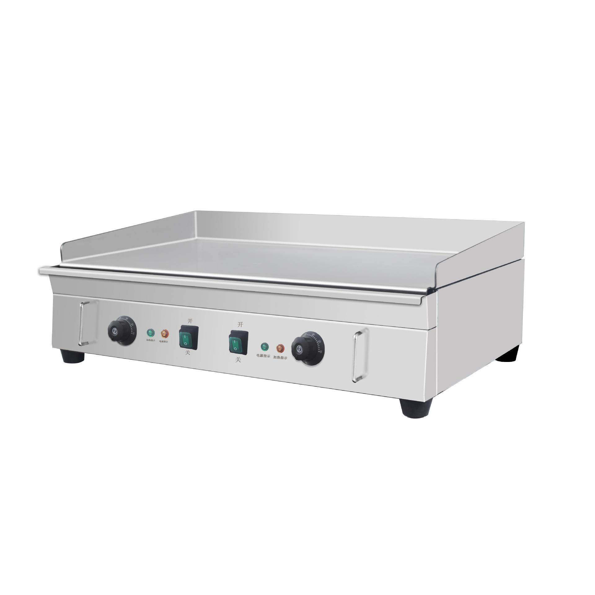长灶 商用台式电扒炉 不锈钢机身铁板扒板台式扒板烤串煎饼电扒炉