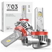 9005 V03直插LED汽车前大灯 9006 H11 汽车雾灯 LED汽车灯H8