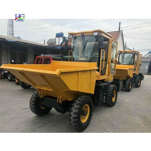 散装物料运输翻斗车 复杂环境室外卸货车 短途装卸四轮车