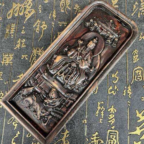 枣木令牌仿古做旧九天应元浮雕五雷枣木令牌