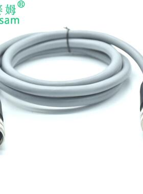 M23 7/8”-16UN防水公母连接器带线注塑成型3P/4P/5P/6P