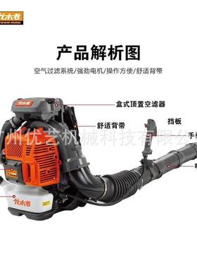 伐木者大功率吹风机FM850吹雪机1209J风力灭火机58Y吹落叶除尘器
