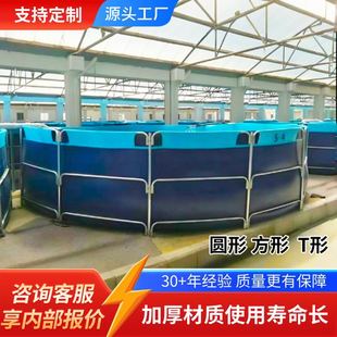 镀锌管支架整套养殖鱼池帆布鱼池养殖池蓄水池加厚刀刮布养鱼池