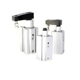 10L 20R 气动旋转夹紧气缸QCK 63转角下压90度 MKB16