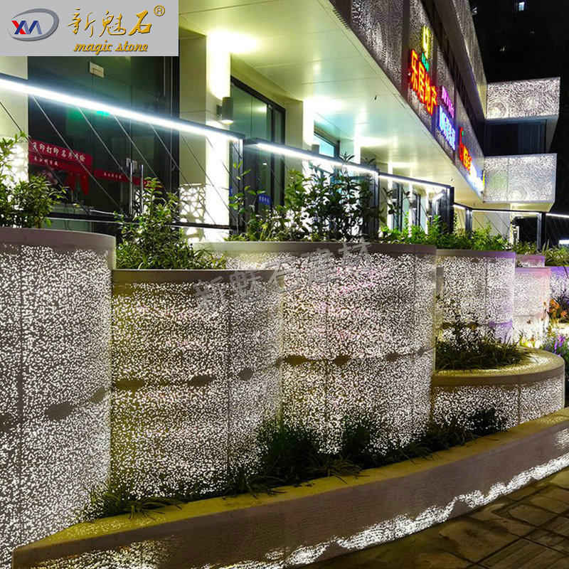 厂家直销透光水泥板 网红透光墙地混凝土装饰板 别墅酒店发光幕墙,商业/办公家具,喷泉,淘宝优惠券,粉丝福利购,淘宝优惠卷