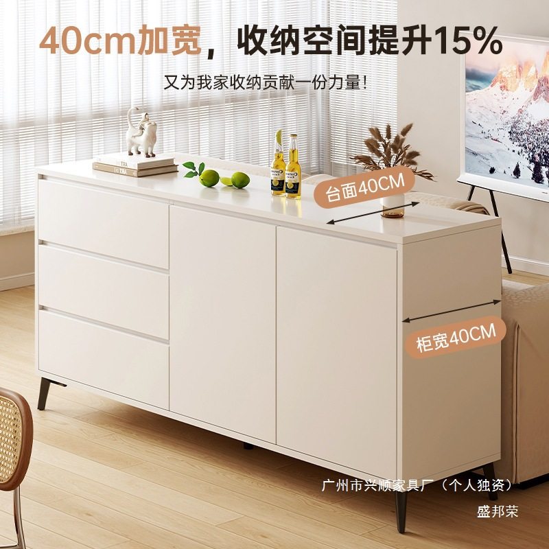 风奶油收纳柜餐边柜法式斗柜客厅靠墙客厅储物柜厨房置物柜茶水柜,住宅家具,餐边柜,淘宝优惠券,粉丝福利购,淘宝优惠卷