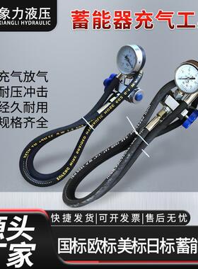 液压剪板机蓄能器充氮工具 CQJ-16/25/40MPA充氮车折弯机充气工具