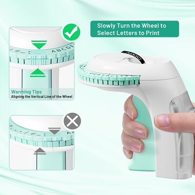 mini printer portable handheld label printer retro home