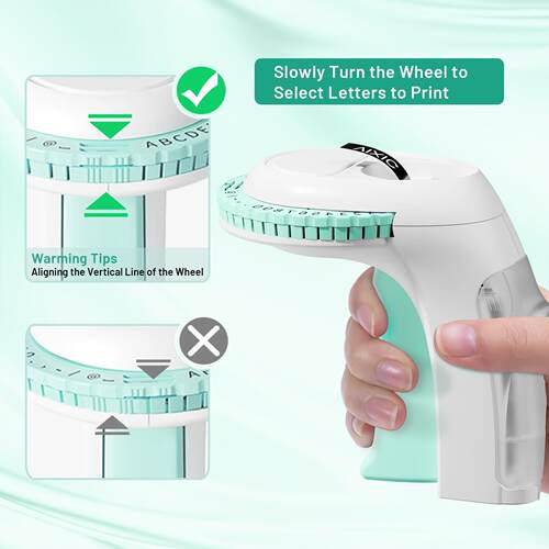 mini printer portable handheld label printer retro home