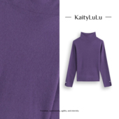 针织衫 KaityLuLu 简约半高领修身 KT205W053