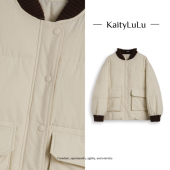 KaityLuLu 曼哈顿 假两件针织领百搭外套KL1220X121