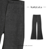 KaityLuLu KL1220X114 霜降 百搭显瘦气质微喇裤