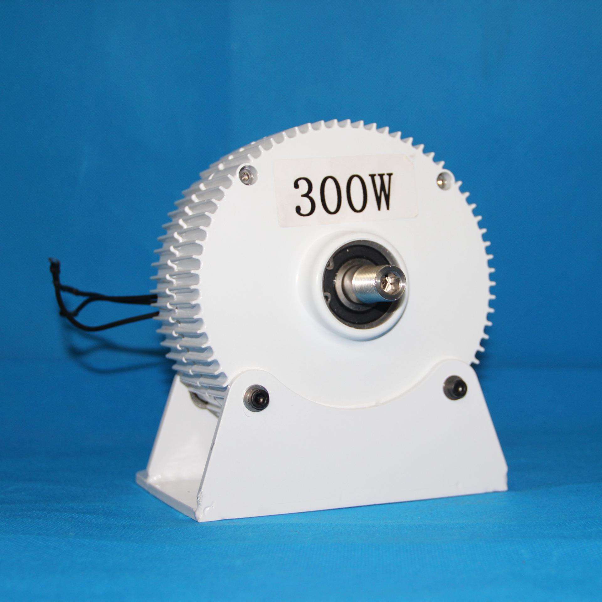三相交流永磁发电机300W风力发电机配件12V24v工程实验用M型风能