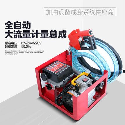 欧洲热销加油机220V 柴油计量输送泵交流 柴油泵家用 小型加油机