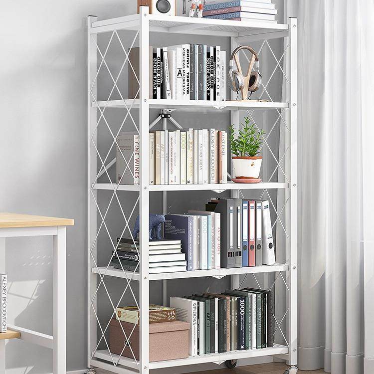 免安装可移动书架铁艺落地带轮客厅折叠置物架卧室收纳简易小书柜,鲜花速递/花卉仿真/绿植园艺,割草机/草坪机,淘宝优惠券,粉丝福利购,淘宝优惠卷