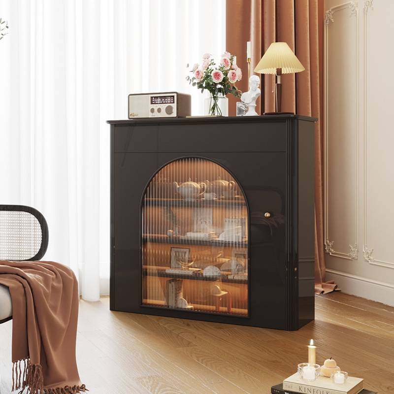 后现代简约复古轻奢餐边柜 小户型客厅壁炉 装饰柜收纳储物柜靠墙,住宅家具,门厅/玄关柜/玄关架,淘宝优惠券,粉丝福利购,淘宝优惠卷