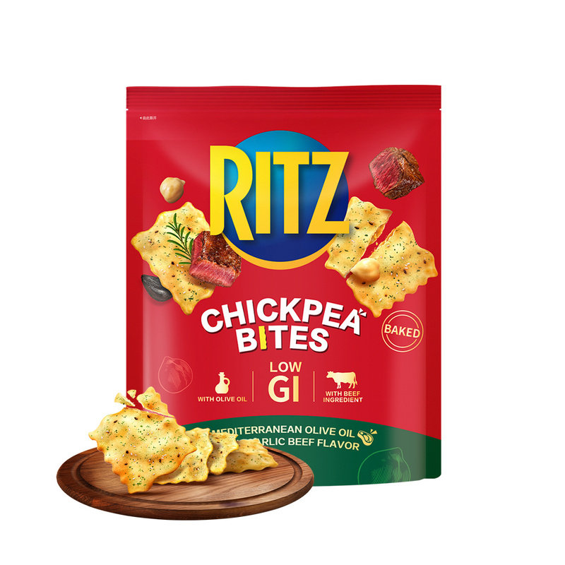 山姆RITZ乐之鹰嘴豆脆片酸奶油洋葱味零食小吃超市代购官方正品图片