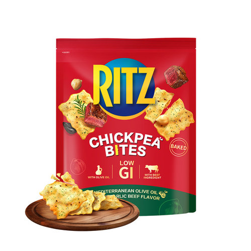 山姆RITZ乐之鹰嘴豆脆片酸奶油洋葱味零食小吃超市代购官方正品