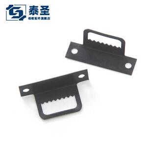 泰圣相框五金配件 电表箱画框挂钩 黑色7字锯齿挂钩8x32mm