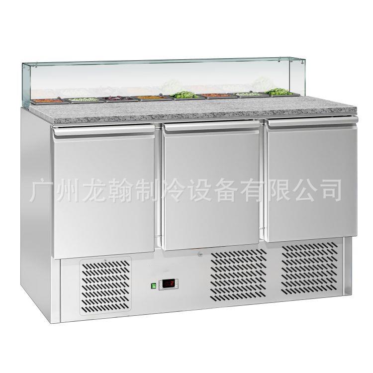 欧款冰箱冷藏沙拉台披萨撒料奶茶工作台麻辣烫火锅操作台冷柜