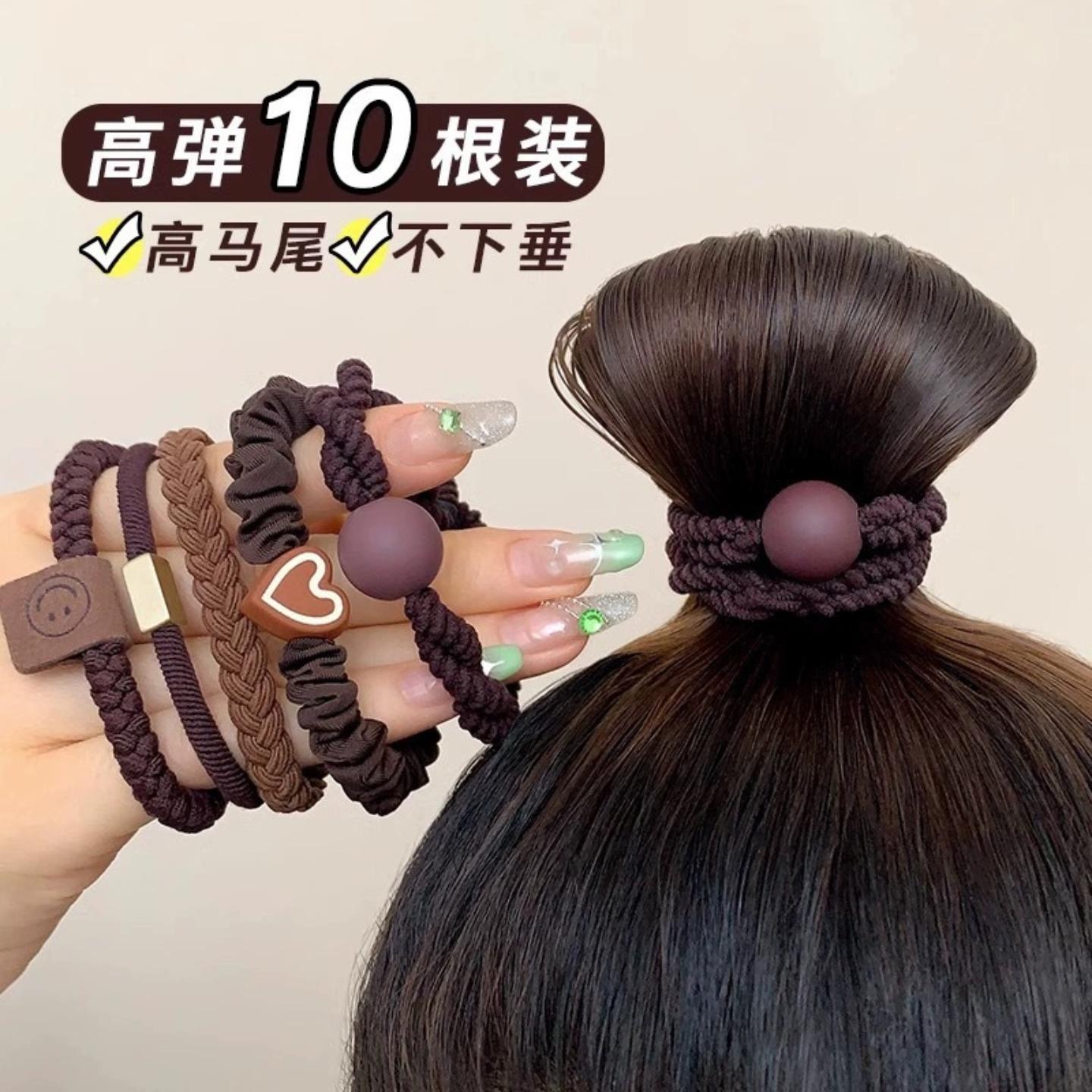 头绳新款高端橡皮筋女生扎发圈图片