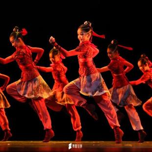 小荷风采再现花木兰儿童演出服古装汉服女童士兵铠甲舞蹈表演服装