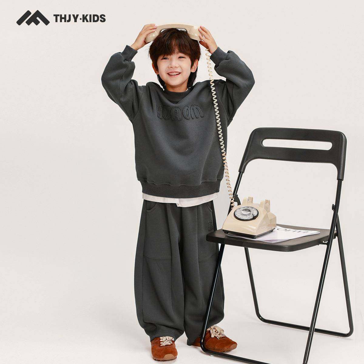 2026新款童话记忆男童春秋套装中大童卫衣裤子两件套宽松女童,童装/婴儿装/亲子装,儿童运动套装,淘宝优惠券,粉丝福利购,淘宝优惠卷