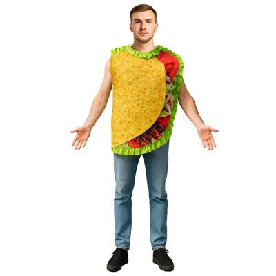 2026新款万圣节成人表演服装食物扮演服墨西哥卷TACO厂家直销