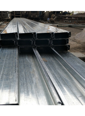 牧园养殖用高锌层C型钢檩条 高锌层方矩管 Q235B镀锌C型钢Z型钢