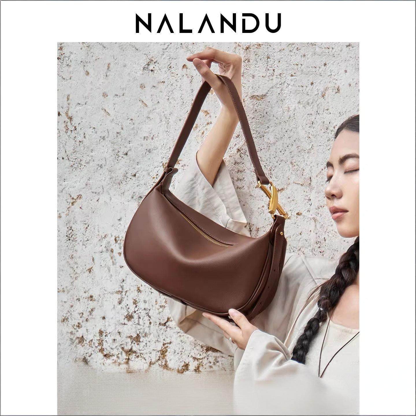 纳兰杜包包2025新款饺子包女斜挎包礼物高级小众真皮腋下女包单肩,箱包皮具/热销女包/男包,通用款女包,淘宝优惠券,粉丝福利购,淘宝优惠卷