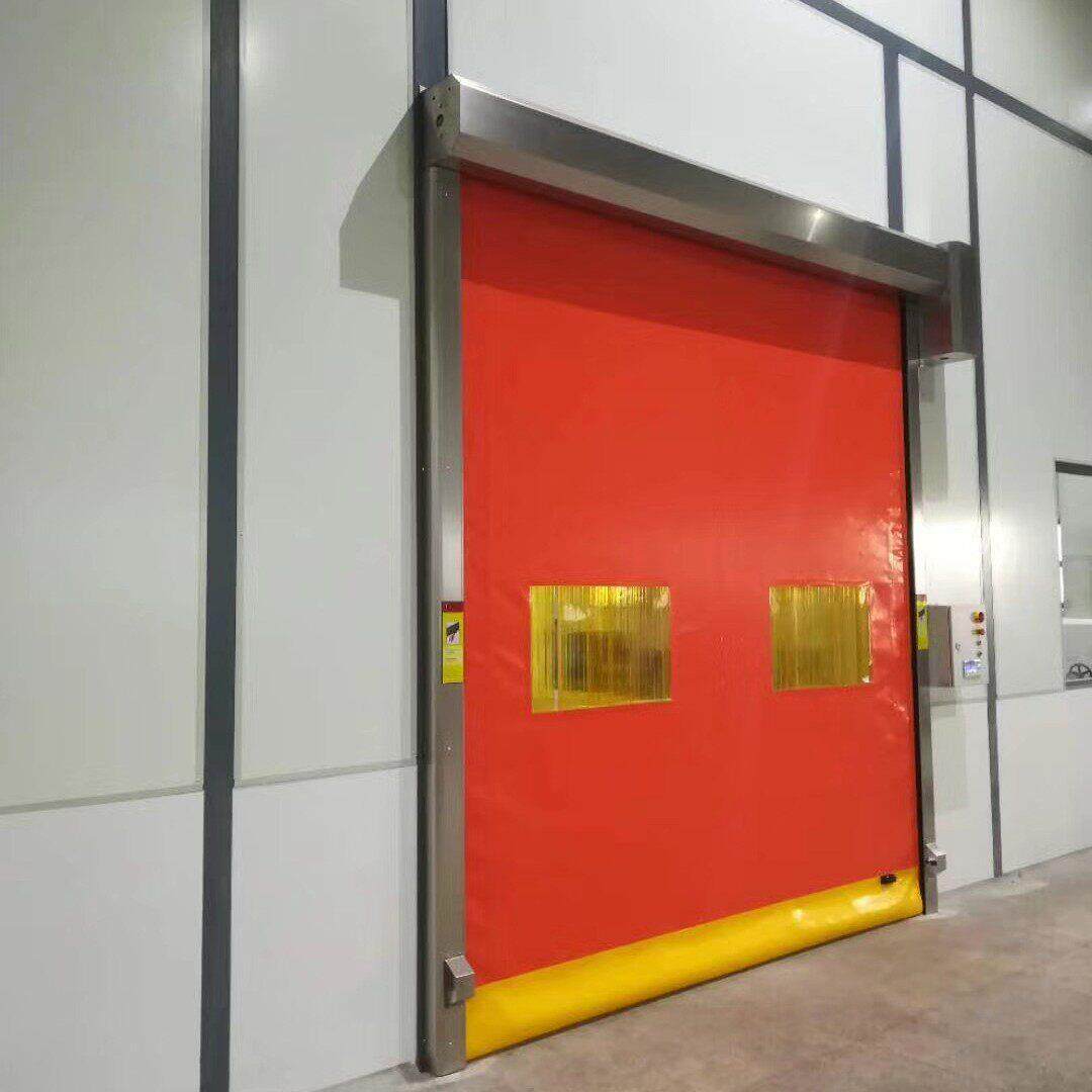 苏州化妆品车间拉链快速门、防尘、抗压密封洁净室快速卷帘门