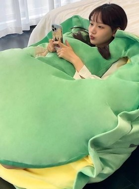 乌龟壳抱枕可穿戴公仔睡觉睡袋玩偶毛绒巨型懒人人穿超大龟壳