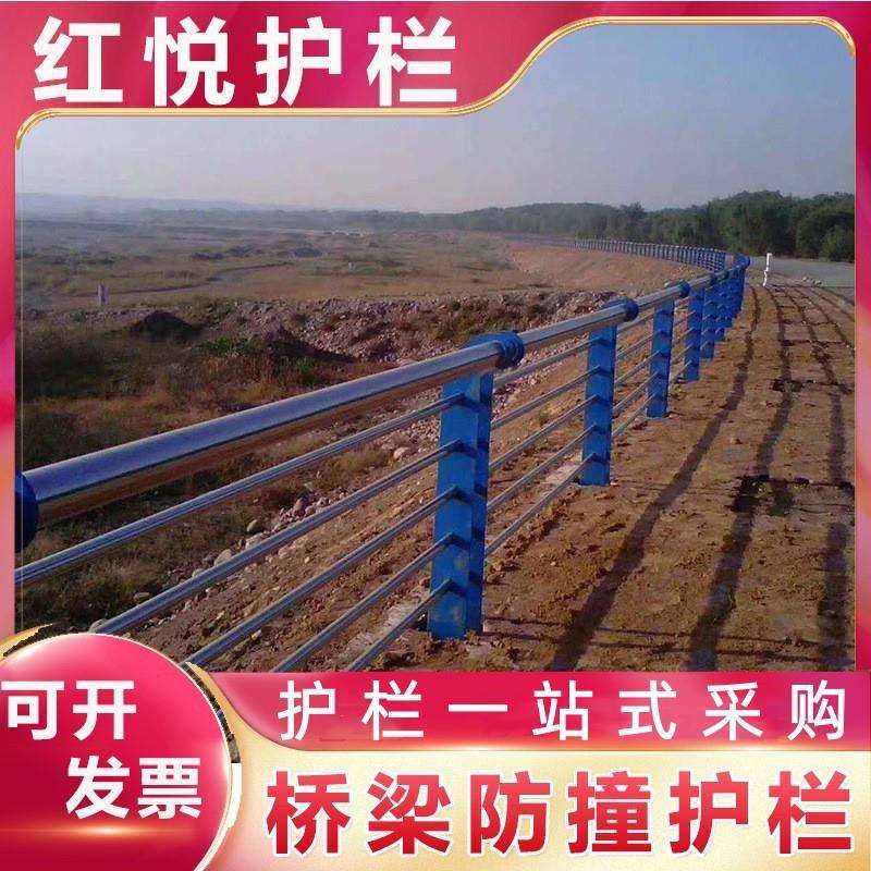 河道 景区 人行道不锈钢复合管护栏交通道路两侧304不锈钢护栏