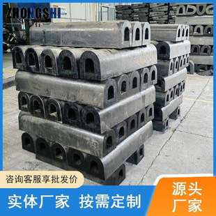 船泊码头用橡胶护舷条 厂家现货D500*500*1500防撞墩防撞橡胶护舷
