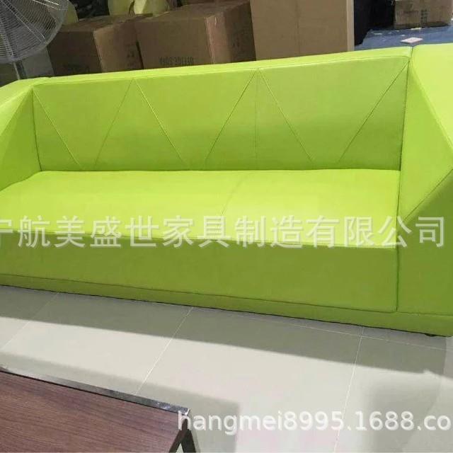 沈阳办公沙发现代小型接待室会客区三人位办公室沙发茶几组合商务