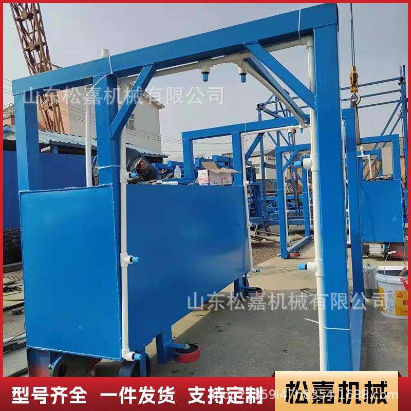 桥梁防撞墙养护设备自动行走喷水系统高速公路栏杆喷淋养护台车
