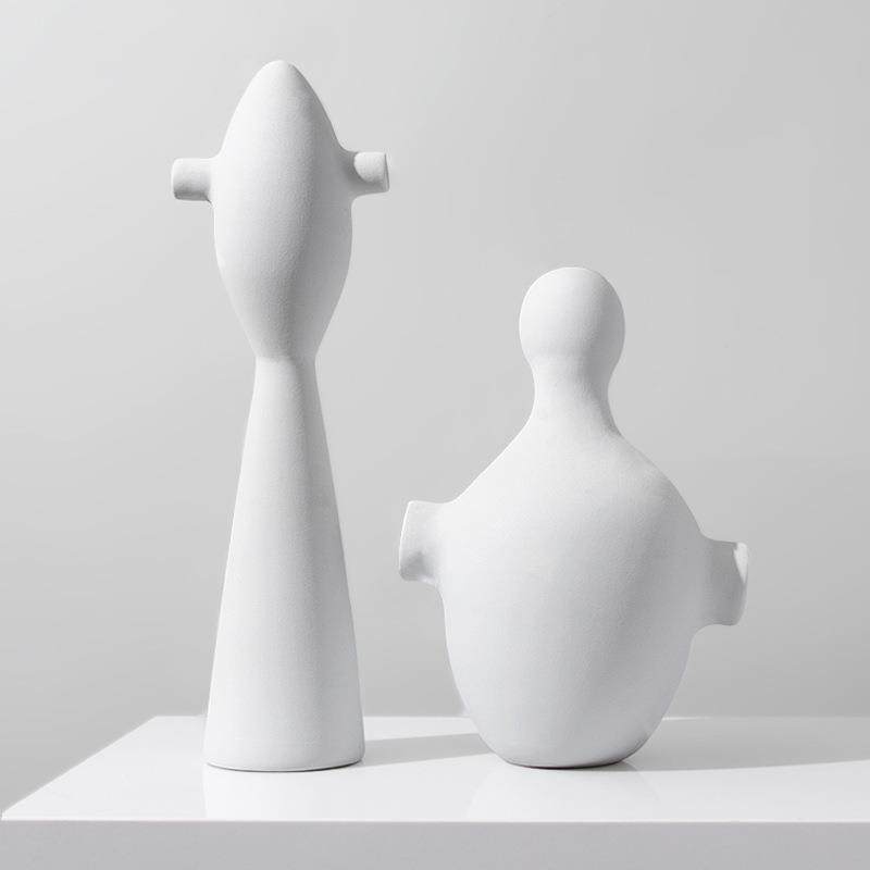 陶瓷抽象人物摆件新中式设计师创意客厅酒柜装饰品素烧磨砂,鲜花速递/花卉仿真/绿植园艺,割草机/草坪机,淘宝优惠券,粉丝福利购,淘宝优惠卷