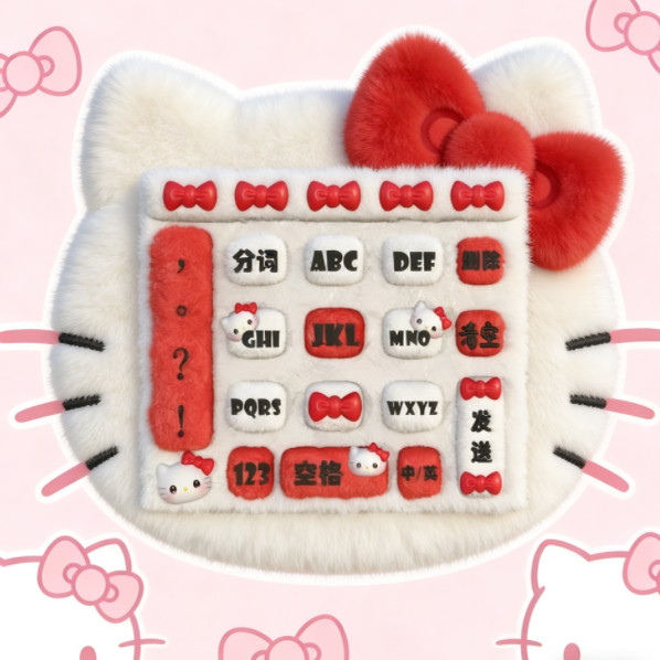 新款预告 小小九小鼻嘎kt毛绒键盘滴胶捏捏石膏蜡烛模具DIY模具